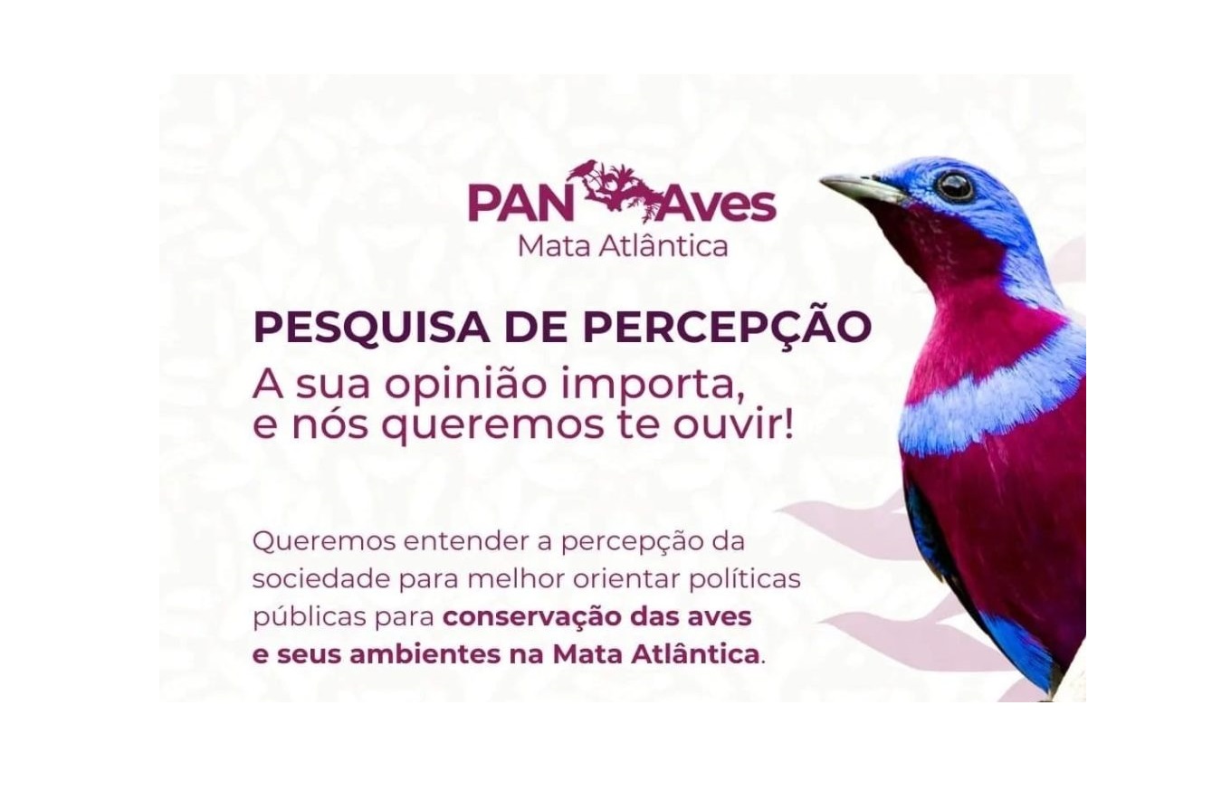 Pesquisa de Percepcao PAN Aves da Mata Atlantica1